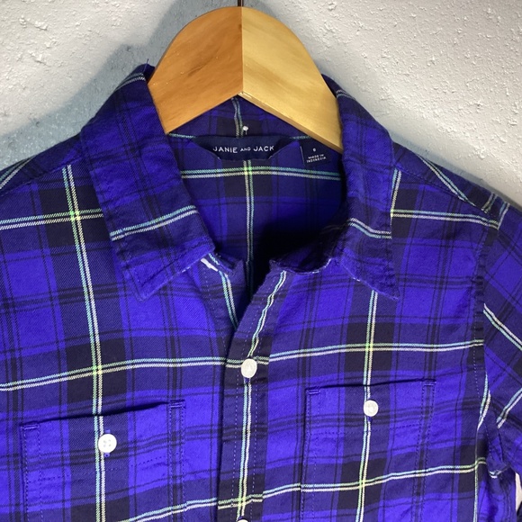 Janie and Jack Boys Outfit | Sweater, Button Up, Pants & Belt | Boys 8 - Picture 2 of 5